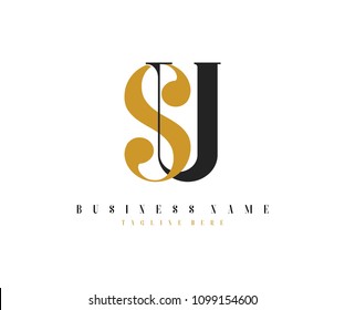 Elegant Logo Design Letter SU