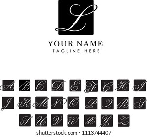 Elegant Logo editable