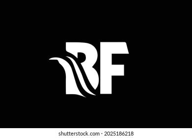 elegant logo with initials for company -vector