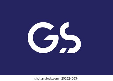 elegant logo with initials for company -vector