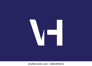 elegant logo with initials for company -vector