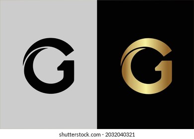 elegantes Logo mit Initialen für Unternehmen - Vektorgrafik