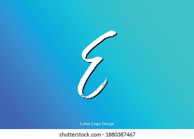Elegant Logo of Letter " E " Letter Based Minimalist LOGO 