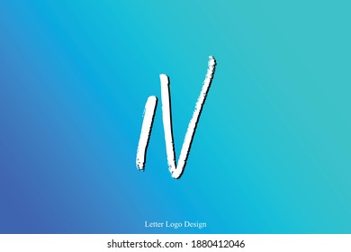 Elegant Logo of Letter " N " Letter Based Minimalist LOGO 
