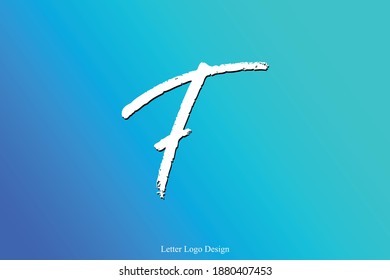 Elegant Logo of Letter " T " Letter Based Minimalist LOGO 