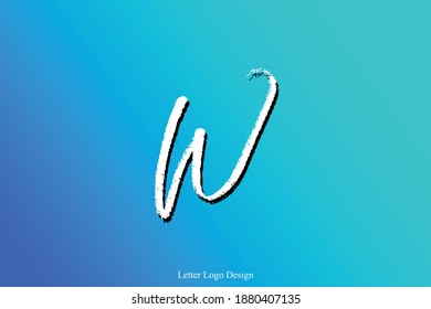 Elegant Logo of Letter " W " Letter Based Minimalist LOGO 