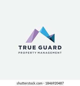elegante logo diseño de verdadero guardia inspiración