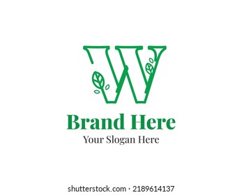Elegant Logo W letters. Classic Modern Serif Letters Minimal Fashion Design. Typography decoration W for branding, wedding, invitation, logo. vector illustration