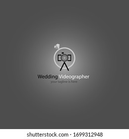 Elegant logo of wedding videograph