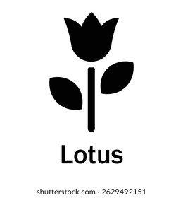 Elegant lotus flower icon set with minimalist designs. Perfect for wellness, meditation, yoga, and nature-themed projects or branding.