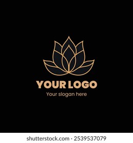 "Elegant Lotus Logo Design for Wellness and Beauty Brands"

