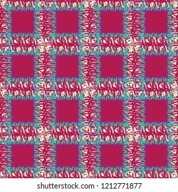 Elegant lovely fairy abstract background multicolored geometric seamless pattern grid.