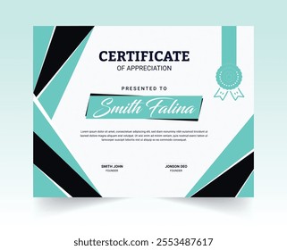 Elegant and luxurious certificate template. Awards diploma background