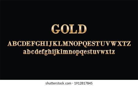 
Es una tipografía de metal elegante y lujoso. Imagen del vector