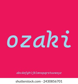 elegant and luxury alphabet font vector
