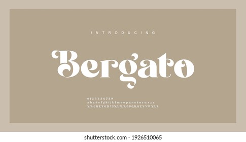 Elegant luxury alphabet letters font. Classic Lettering Minimal Modern Fashion Designs. Typography modern serif fonts regular decorative vintage concept. vector illustration