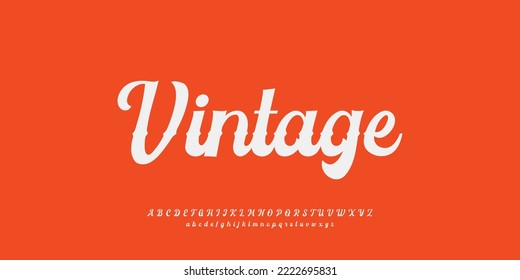 Elegant luxury alphabet letters Font. Minimal modern urban fonts for logo, brand etc. Typography vector illustration