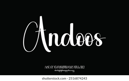 Elegant luxury alphabet letters Font. Minimal modern urban fonts for logo, brand etc. Typography vector illustration