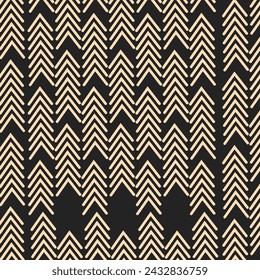 Elegant luxury arrow shape repeated trendy pattern vector illustration background