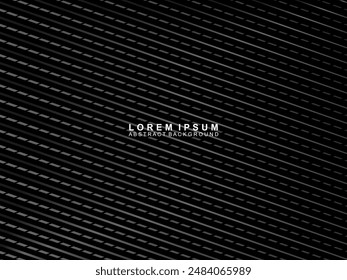 Elegant Luxury Background. Black Gradient Line Effect Display. Realistic 3d wallpaper striped pattern. Elegant background for posters, websites, brochures, cards, banners, certificates, etc.