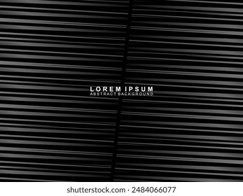 Elegant Luxury Background. Black Gradient Line Effect Display. Realistic 3d wallpaper striped pattern. Elegant background for posters, websites, brochures, cards, banners, certificates, etc.