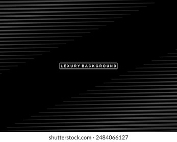 Elegant Luxury Background. Black Gradient Line Effect Display. Realistic 3d wallpaper striped pattern. Elegant background for posters, websites, brochures, cards, banners, certificates, etc.