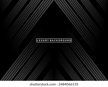 Elegant Luxury Background. Black Gradient Line Effect Display. Realistic 3d wallpaper striped pattern. Elegant background for posters, websites, brochures, cards, banners, certificates, etc.