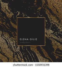 Elegant Luxury Background with Gold texture. Vector illustration 