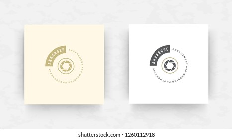 Elegant luxury brand logo design template. Modern minimalism style. Vector illustration.