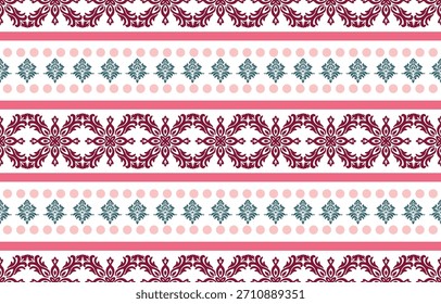 Elegante patrón sin costuras de damasco de lujo con adorno floral vintage, adecuado para Fondo de pantalla, embalaje, invitaciones de boda y diseño de tela.