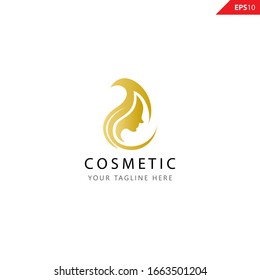 Elegant Luxury Golden Beauty Logo design