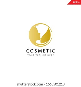 Elegant Luxury Golden Beauty Logo design