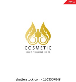 Elegant Luxury Golden Beauty Logo design