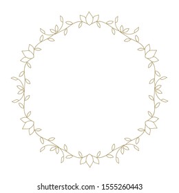 elegant, luxury label vector frame