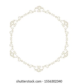 elegant, luxury label vector frame