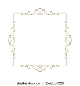elegant, luxury label vector frame