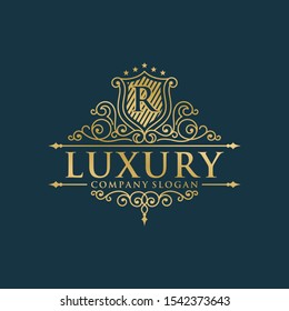 Elegant Luxury Logos Vector Illustration