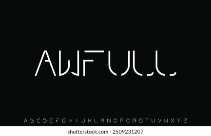 Elegant luxury minimalist serif display font vector with stylistic alternate