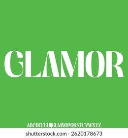 Elegant luxury minimalist serif font vector