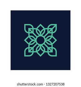 Elegant Luxury Pattern flower logo design inspiration - Vector