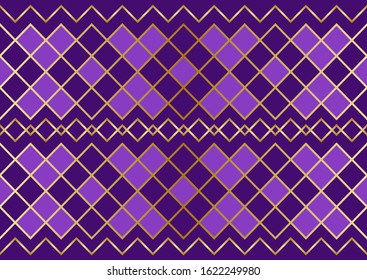Elegant luxury pattern in traditional Mardi Gras holiday colors. Perfect to decorating clothes for carnival and up any room home, that needs a little color touch.