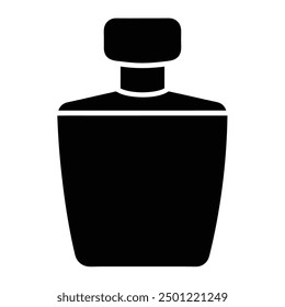 Elegante ilustración de Vector de botella de perfume de lujo, perfecta para el diseño de productos de belleza y fragancias de alta gama. Ideal para una marca y un embalaje elegantes, sofisticados y visualmente atractivos.