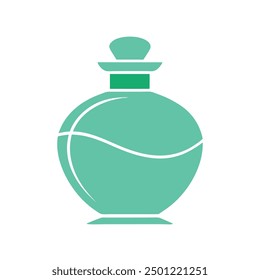 Elegant luxury perfume bottle vector artwork illustration, perfect for high-end beauty and fragrance product design. Ideal for chic, sophisticated, and visually appealing branding and packaging.