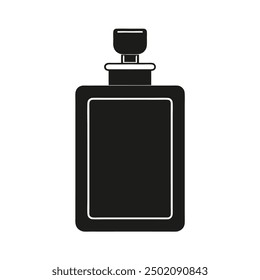 Elegante ilustración de Vector de botella de perfume de lujo, perfecta para el diseño de productos de belleza y fragancias de alta gama. Ideal para una marca y un embalaje elegantes, sofisticados y visualmente atractivos.