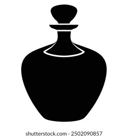 Elegante ilustración de Vector de botella de perfume de lujo, perfecta para el diseño de productos de belleza y fragancias de alta gama. Ideal para una marca y un embalaje elegantes, sofisticados y visualmente atractivos.