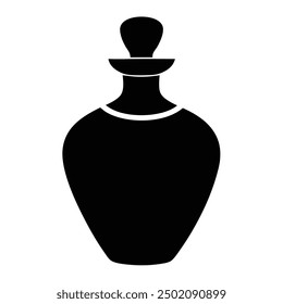 Elegant luxury perfume bottle vector artwork illustration, perfect for high-end beauty and fragrance product design. Ideal for chic, sophisticated, and visually appealing branding and packaging.