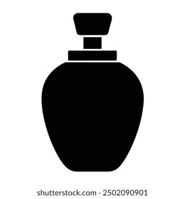 Elegante ilustración de Vector de botella de perfume de lujo, perfecta para el diseño de productos de belleza y fragancias de alta gama. Ideal para una marca y un embalaje elegantes, sofisticados y visualmente atractivos.