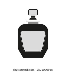 Elegant luxury perfume bottle vector artwork illustration, perfect for high-end beauty and fragrance product design. Ideal for chic, sophisticated, and visually appealing branding and packaging.