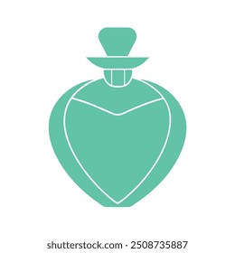 Elegant luxury perfume bottle vector artwork illustration, perfect for high-end branding, packaging design, and fashion projects. Ideal for digital decor and print.