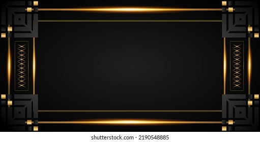 elegant luxury rectangle background design with copy space